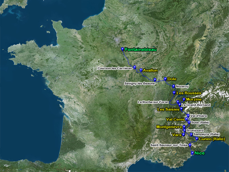 Parcours Paris Nice 2017