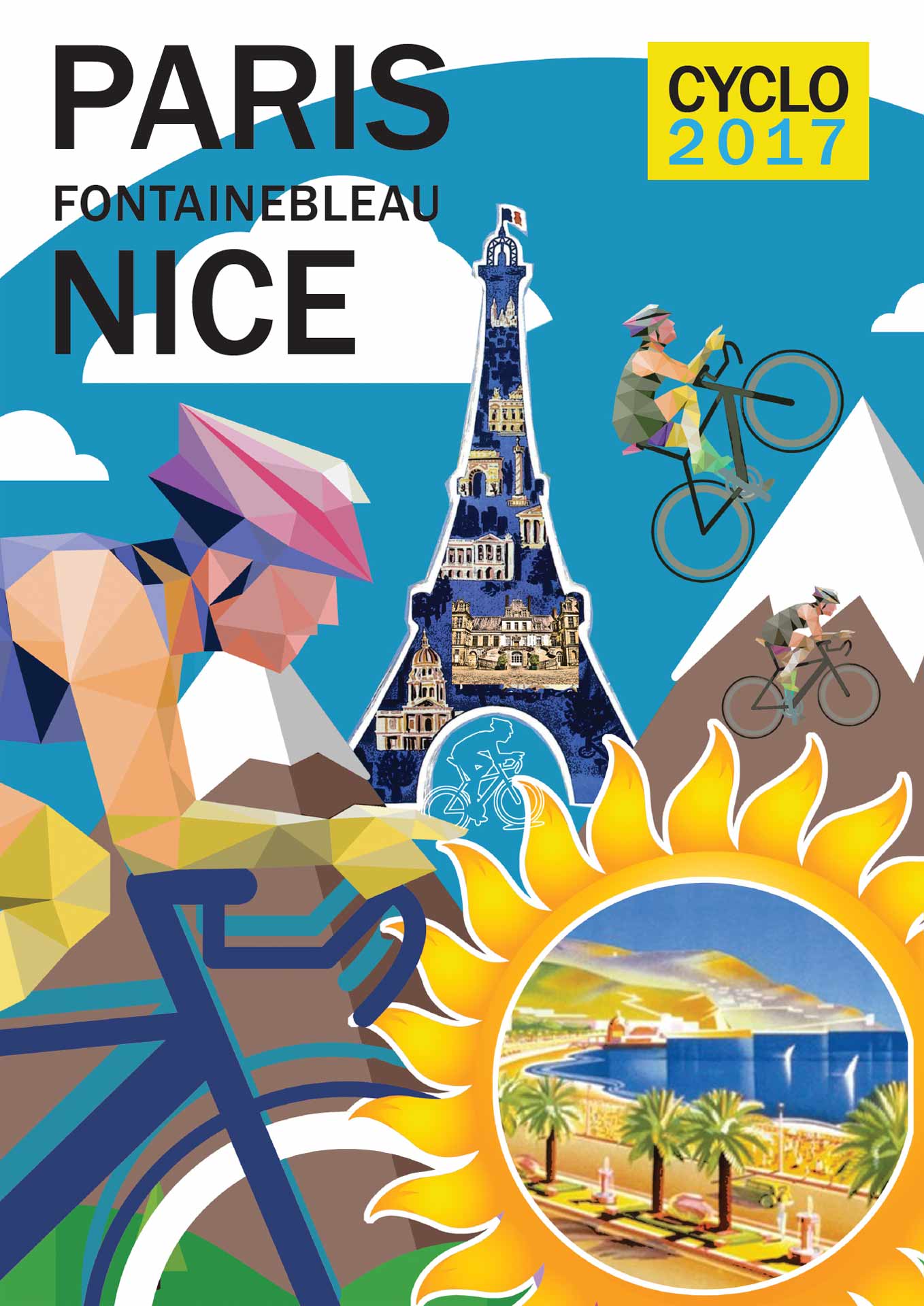 Affiche Paris Nice Cyclo 2017