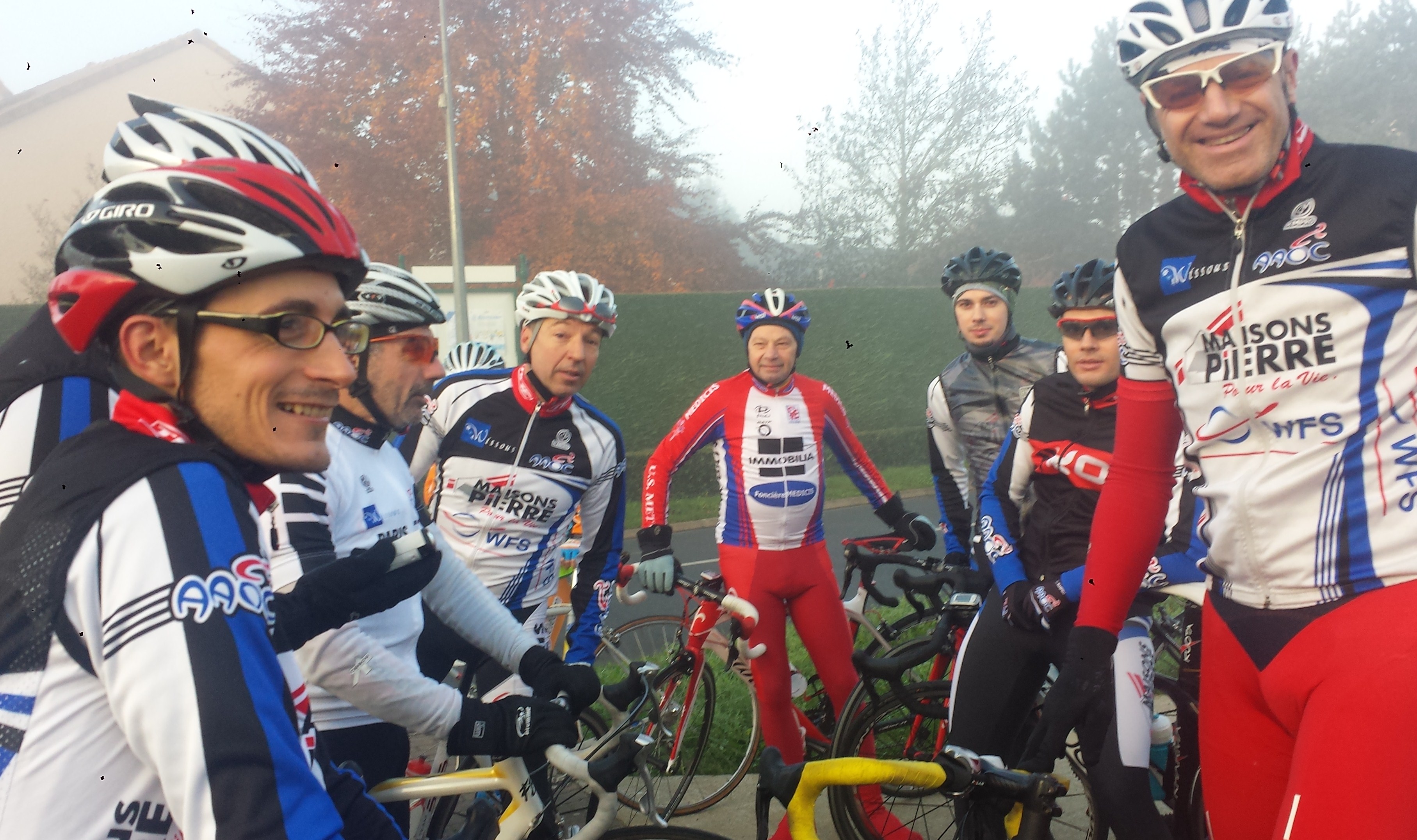 Le Groupe avant le départ