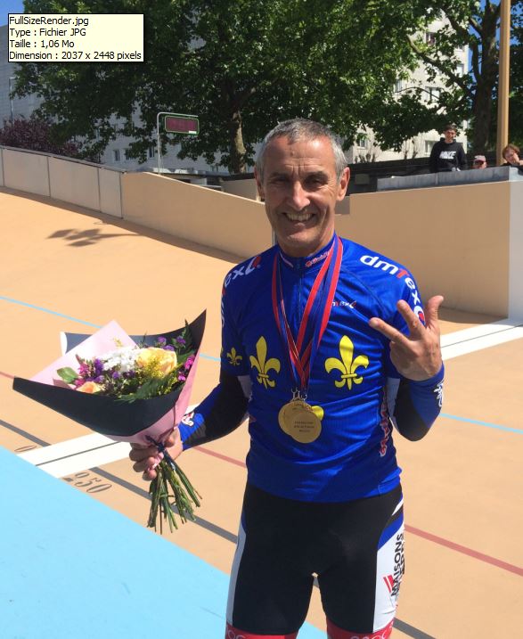 MICHEL BRIAT TRIPLE CHAMPION IDF PISTE 2015