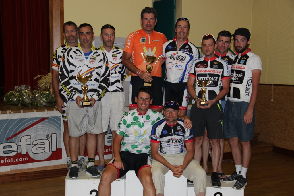 Ronde des Blés 2015 - Podium par équipe cat.3